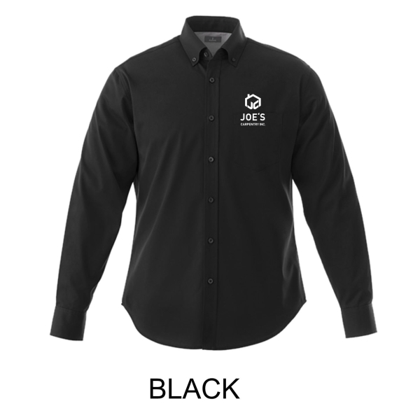 Mens Wilshire Full Button Long Sleeve Shirt