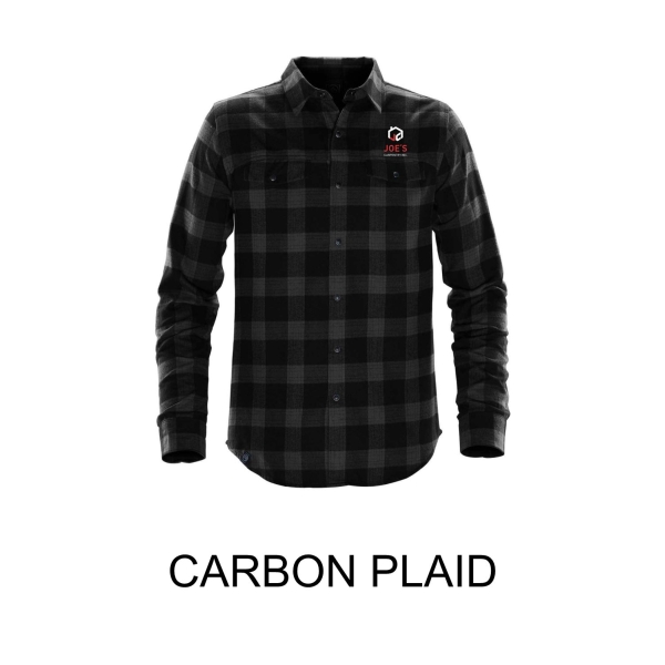 Mens Logan Snap Front Plaid Shirt - Image 3