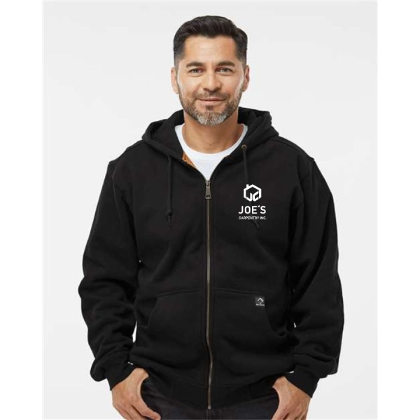 Mens DriDuck Heavyweight Hoodie with Thermal Lining - Image 3