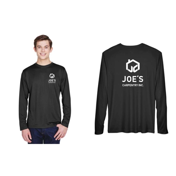 Mens Team 365 Performance Long Sleeve Tee - Image 4