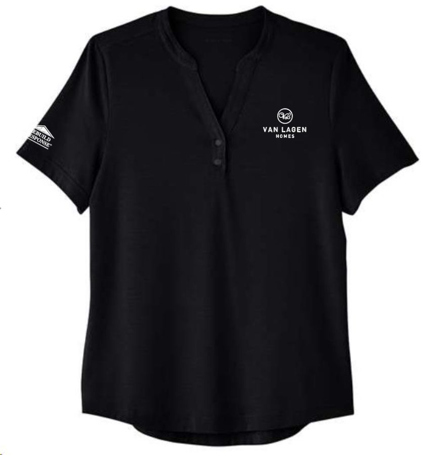 Ladies North End Jaq Snap up Stretch Performance Polo - Image 3